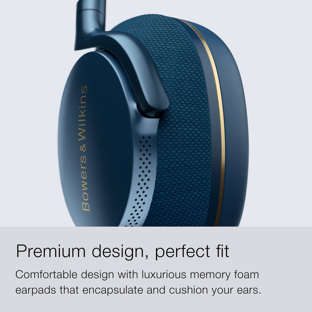 Bowers & Wilkins PX7 S2 - Auriculares inalámbricos con cancelación de Ruido con Bluetooth 5.0 y Carga rápida, 30 Horas de reproducción y micrófono Integrado, Color Azul