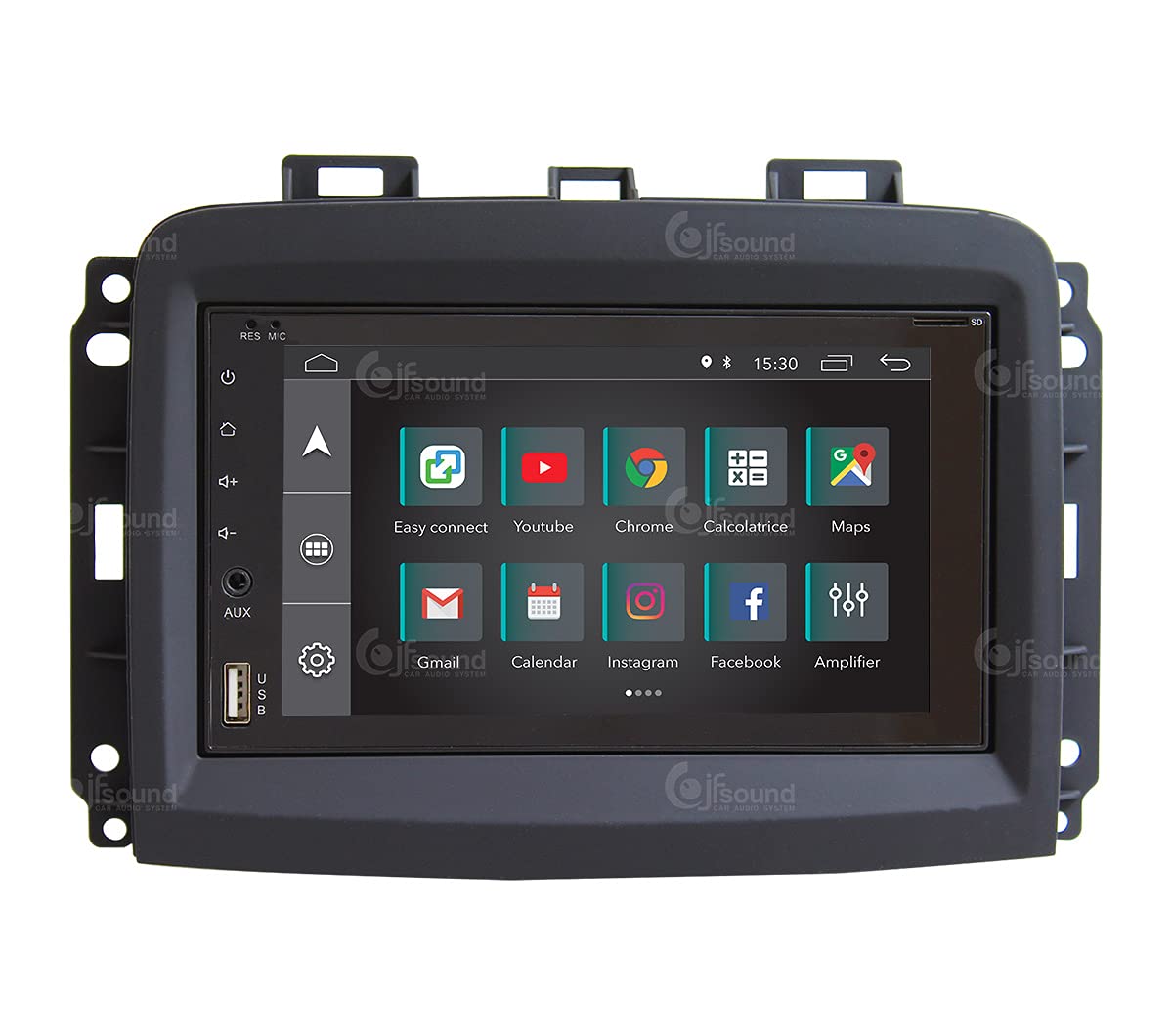 Autorradio de Ajuste Personalizado para Fiat 500L Restyling Android GPS Bluetooth WiFi Dab USB Pantalla táctil Full HD 6,2"
