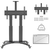 North Bayou AVF1800-70-1P - Soporte de peana para Monitor, Color Negro