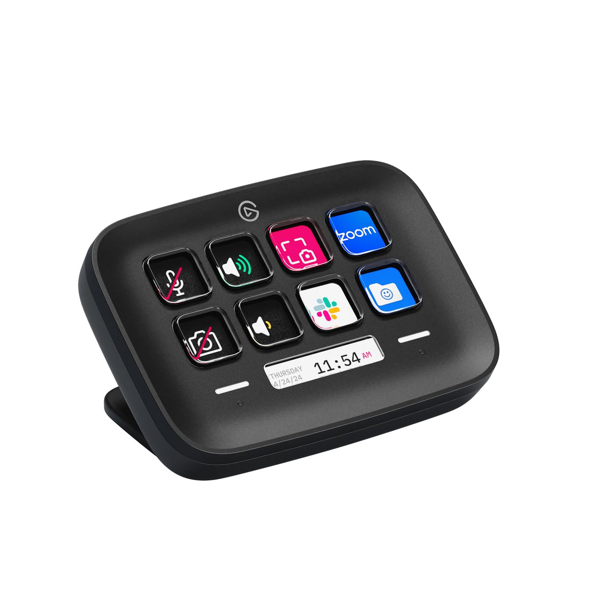 Elgato Stream Deck Neo (Negro) – 8 Teclas Personalizables, 2 Touch Points, Vuela por Tus tareas y procesos - Controla Word, Excel, PowerPoint, Teams, Zoom, Spotify, etc. - para Mac y PC