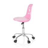 hjh OFFICE 742004 Silla Giratoria para Niños Fancy I Piel sintética Rosa, Sillas de Escritorio Infantiles, Ajustable en Altura, Motivo Animal