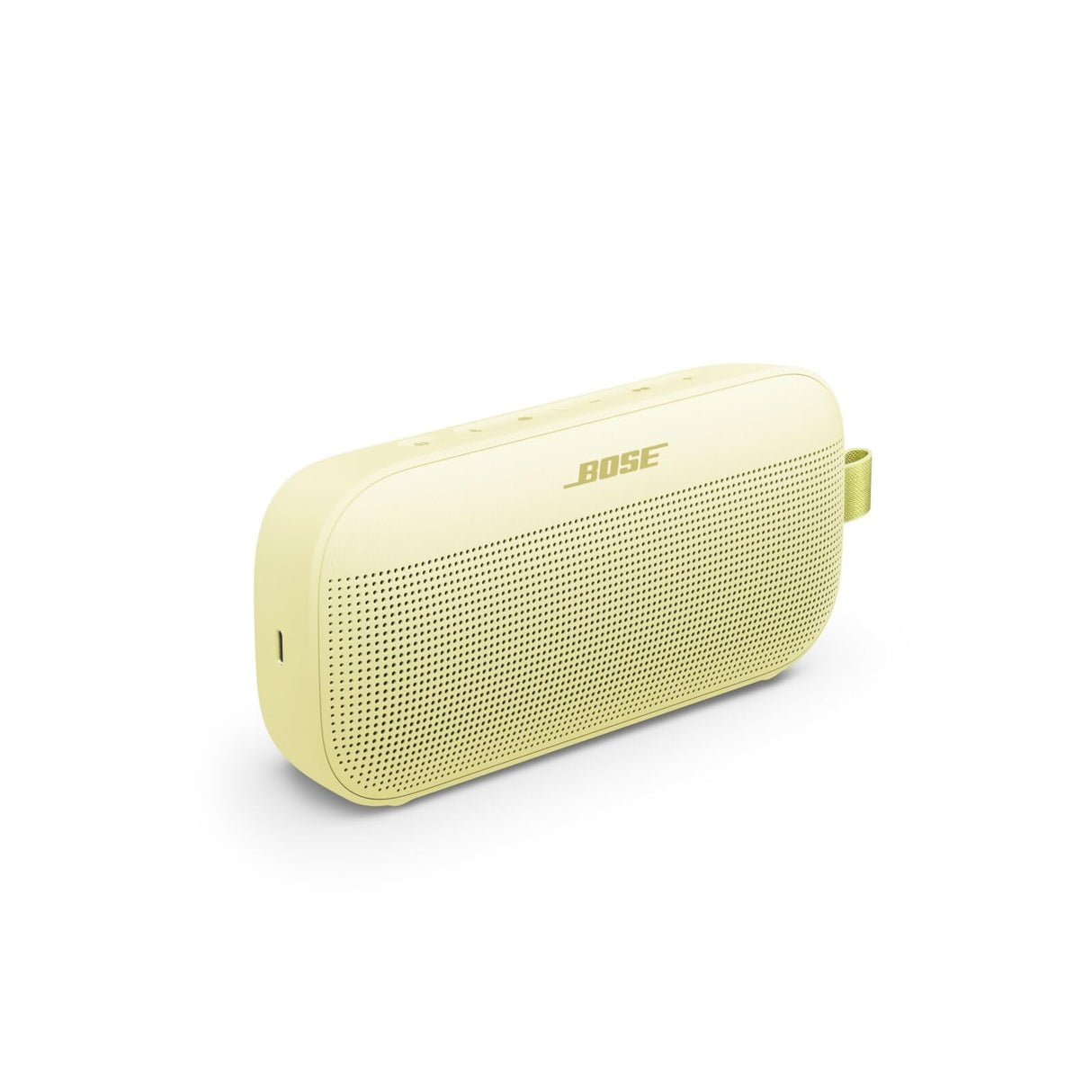 Bose SoundLink Flex (2.ª Gen.), Altavoz portátil inalámbrico con Bluetooth pequeño y Potente para Fiestas al Aire Libre, hasta 12 h de autonomía, Resistente al Agua IP67 y al Polvo, amorillo limón