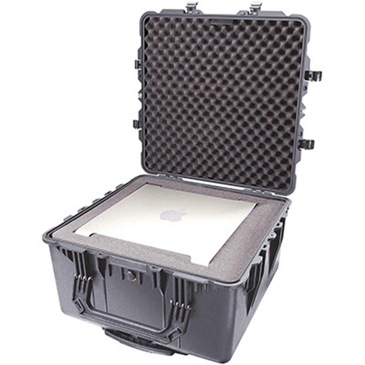PELI 1640 contenedor de Transporte técnico para Material electrónico, óptico y fotográfico, IP67 estanco e Impermeable al Polvo, 130L de Capacidad, Fabricado en EE.UU., con Espuma, Color Negro