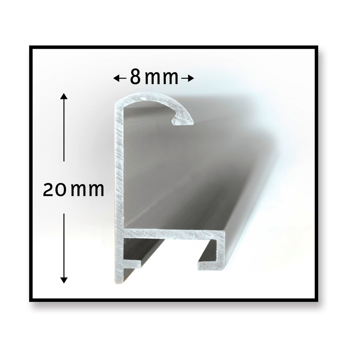 Schipper Maestra Pintura por números, Marco de Aluminio políptico 132 x 72 cm, Plata sin Cristal para su Obra de Arte, fácil Montaje, Color Plateado (605280901)