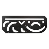 Trend Plantilla para aperturas y radios, para fresar aberturas, huecos y radios en superficies de trabajo, AR/JIG