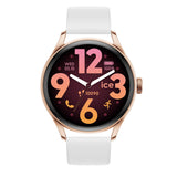 Ice-Watch - Ice Smart 3.0-1.2 Rose-Gold White AMOLED GPS - Reloj Conectado Redondo Rosa Oro para Mujer con Correa de Silicona - 025104 (1.20 Pulgadas)