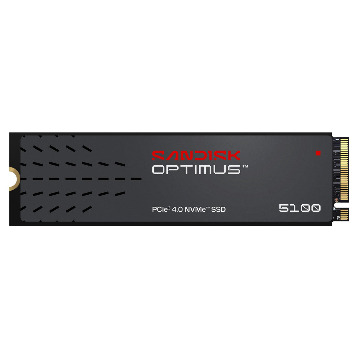 SANDISK Optimus 5100 NVMe SSD 4 TB (hasta 7100/6700 MB/s velocidades de Lectura/Escritura, M.2 2280, PCIe 4.0x4)