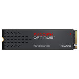 SANDISK Optimus 5100 NVMe SSD 4 TB (hasta 7100/6700 MB/s velocidades de Lectura/Escritura, M.2 2280, PCIe 4.0x4)