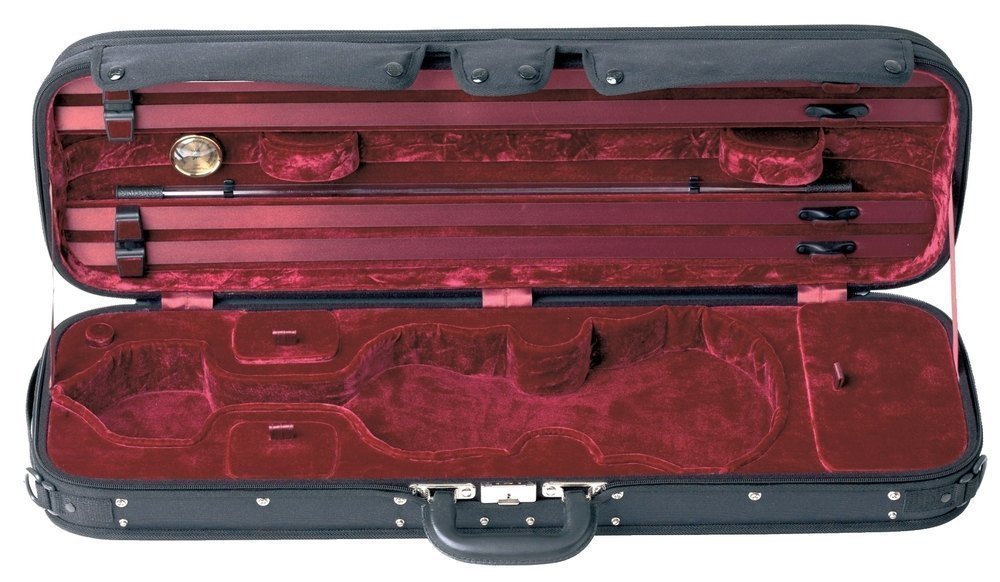 Gewa 309510 Estuche Violín Liuteria Maestro 4/4, Negro bordeaux
