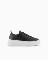 Armani Exchange Zapatillas de Piel Solid Negro
