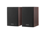 Krüger& Matz km0538 Activa – Altavoces de estantería 2.0 Spirit, Bluetooth furniertes Madera/Marrón