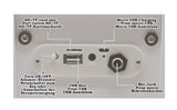 LEXIBOOK, iParty, Altavoz Luminoso Bluetooth portátil con micrófono, Efectos de luz, Karaoke, Inalámbrico, USB, Tarjeta SD, Batería Recargable, Blanco, BTP180Z