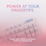Logitech G715 Teclado Para Gaming Inalámbrico con Iluminación LIGHTSYNC RGB, LIGHTSPEED, Interruptores Linear (GX Rojo) y Reposamanos Para Teclado, Compatible con PC y Mac, Blanco