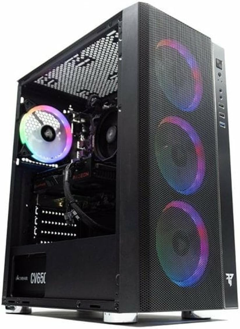 PcCom Desktop PC Lite AMD Ryzen 5 5500 16GB RAM 1TB SSD