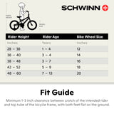 Schwinn Elm - Bicicleta para niños, ruedas de 12 pulgadas, asiento ajustable, incluye estabilizadores, rosa