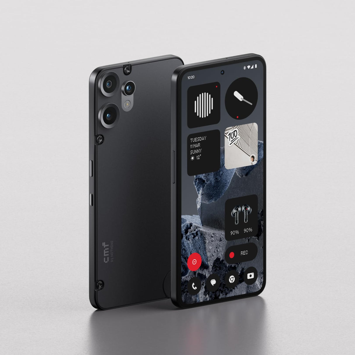 CMF Phone 2 Pro 128GB – Smartphone 5G Libre con cámara de 50 MP y Zoom 20x, Pantalla AMOLED FHD+ de 6,77" 120 Hz, Gran Batería de 5000 mAh de Larga duración y Nothing OS 3.2 – Negro