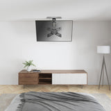 Mywall HL46ML - Soporte de Techo para televisores motorizados y Plegables (23-65 Pulgadas, Carga de hasta 30 kg, con función giratoria de 180°)