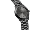 Michael Kors - Pasarela Delgada con Acero Inoxidable Negro para Hombre MK8507
