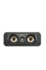 POLK AUDIO Signature Elite ES30 - Altavoz Central para Sistema de Sonido de Cine en casa con Audio de Alta resolución, Color Negro