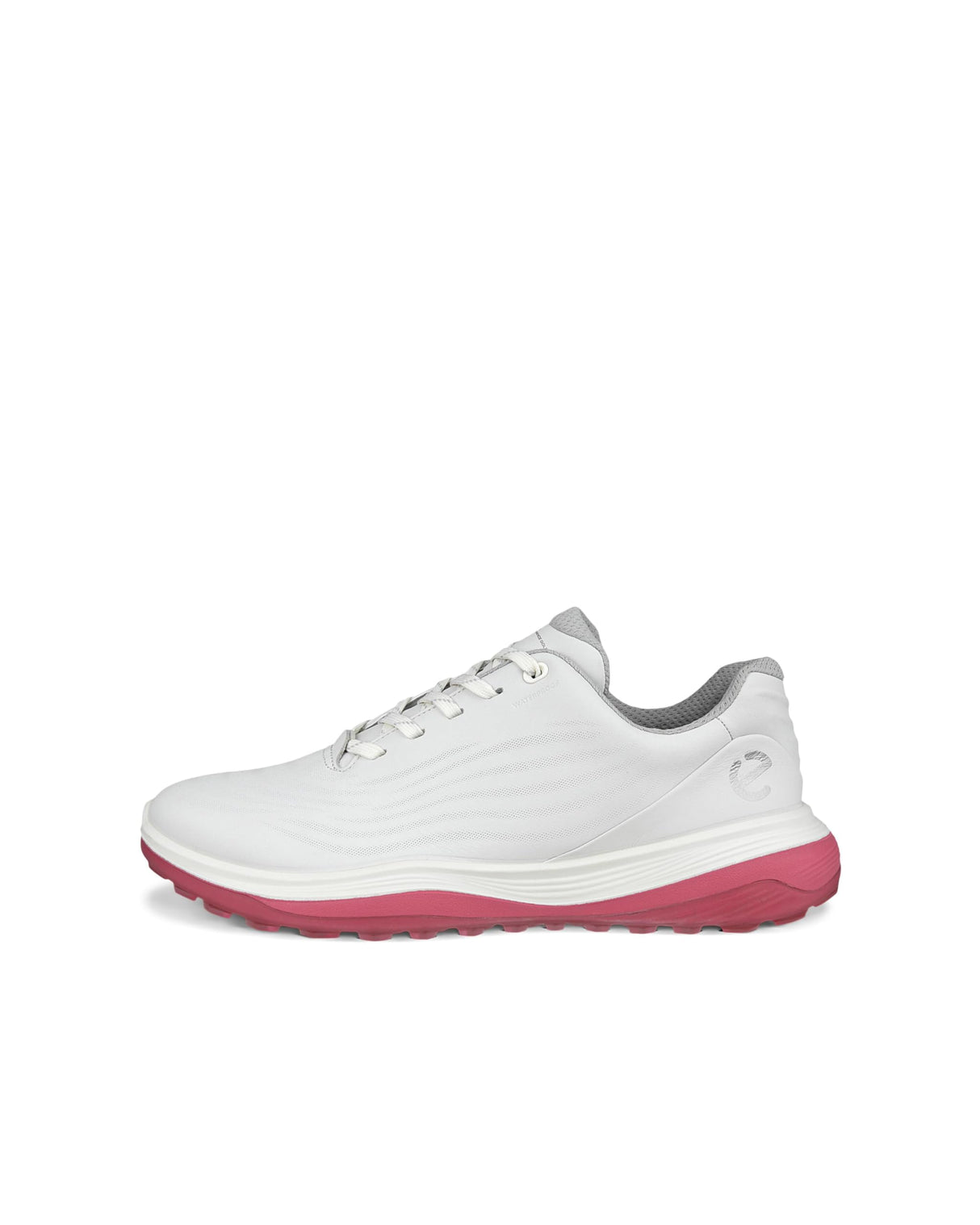 ECCO Zapato de Golf híbrido Impermeable Lt1 para Mujer, Chicle Blanco, 40 EU
