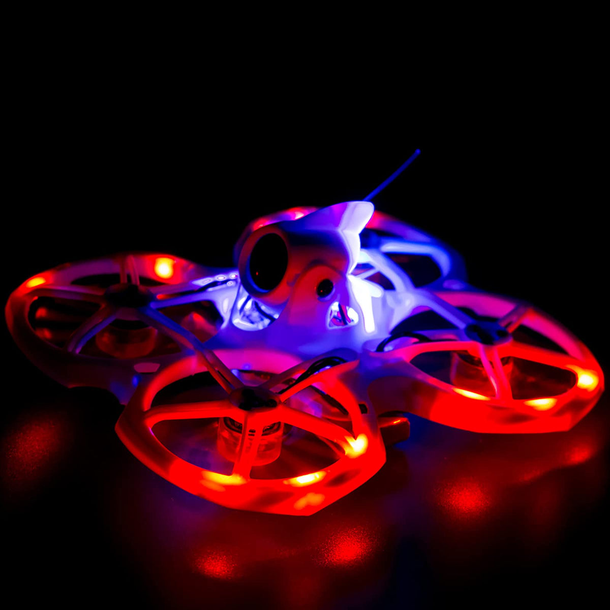 EMAX Tinyhawk II FPV Drone RTF Kit, Vista en Primera Persona Drone con Cámara Runcam Nano 2, 25-100-200 VTX Conmutable, Mini Drone con Gafas y E6 Transmisor para Niños Adultos Principiantes