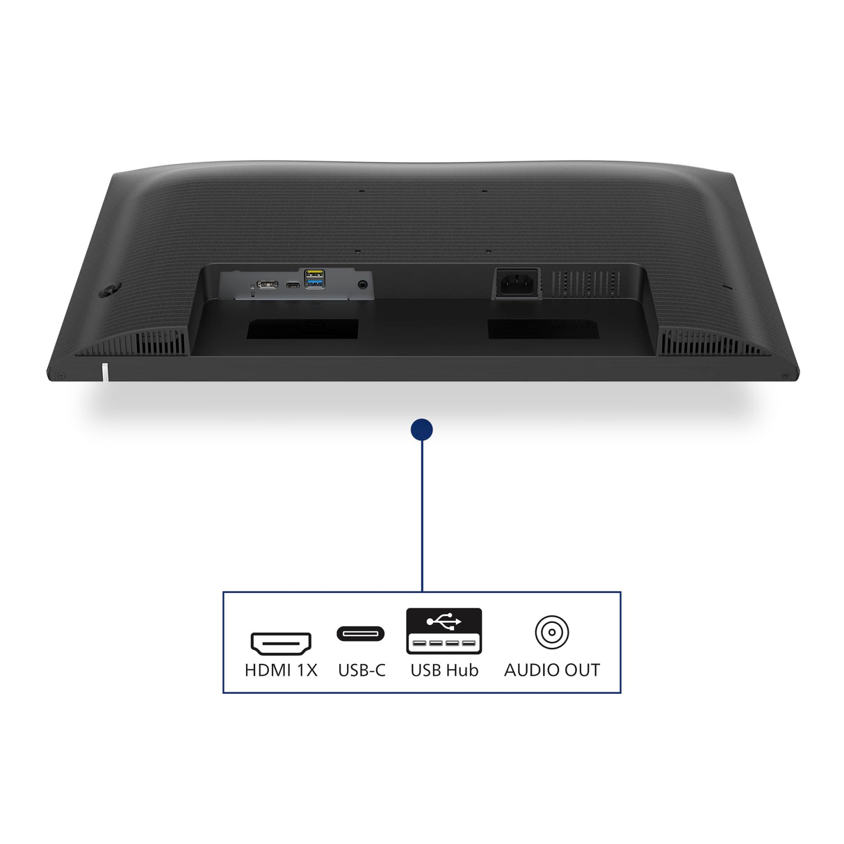 Philips 27E1N1300AM - Monitor FHD de 27 Pulgadas, Altura Regulable, Altavoces (1920x1080, 100 Hz, HDMI, USB-C (65W Power Delivery), Hub USB) Negro