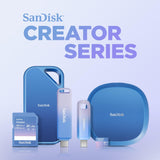 SanDisk Creator Tarjeta SD UHS-II 256 GB (para DSLR y Mirrorless-Cámaras, 6K Video, V60, UHS-II, Velocidades hasta 280 MB/s, RescuePRO Deluxe, Un mes a Adobe Creative Cloud)