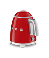 Smeg KLF05RDEU Electric Kettle with a Capacity of 0.8l and a Power of 1400 W KLF05RDEU-red, Plastic, Black