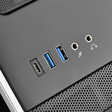 Silverstone SST-LD01B Lucid Serie Mini Tower Micro ATX - Caja para Ordenador (3 Paneles Laterales de Cristal Templado)