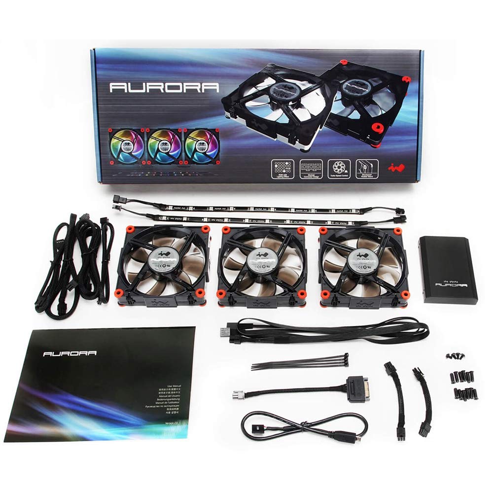 IN WIN Aurora Negro Rojo