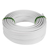 Maclean MCTV Cable de antena coaxial RG6 Cobre puro 100% CU Cable de antena de TV satelital coaxial (100m)