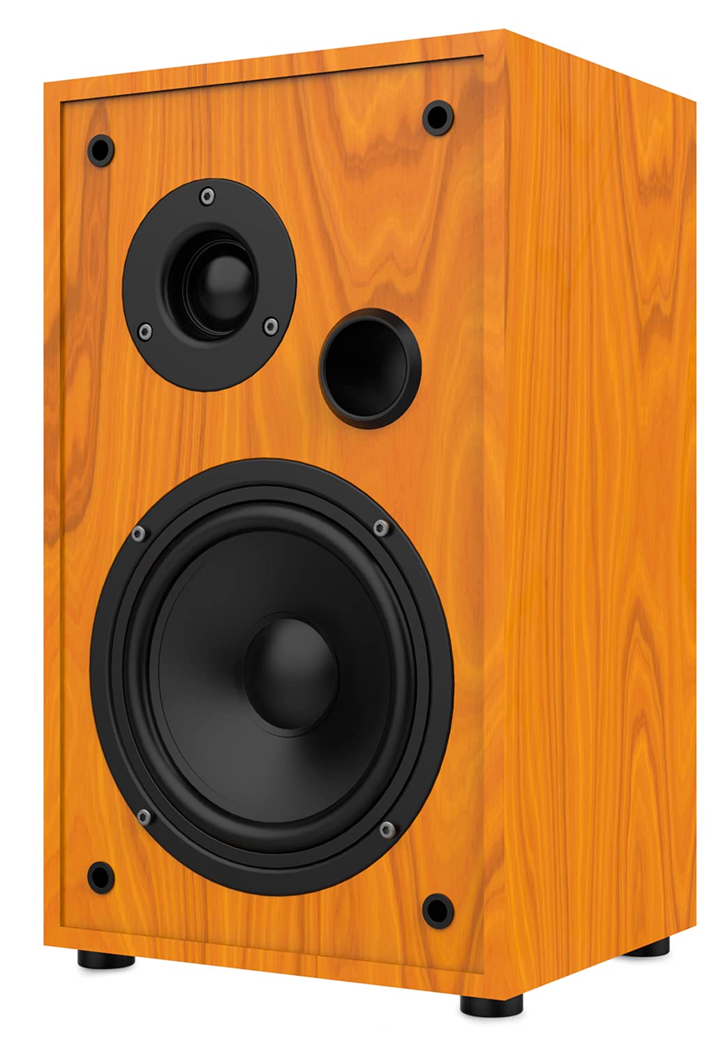 Wiibo String 15 Nogal Altavoces HiFi Estanteria 100w Pareja