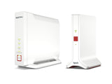 FRITZ!Mesh Set Internacional (FRITZ!Box 4060 y FRITZ!Repeater 3000 AX), WiFi 6 Tribanda con hasta 6 Gbps (2.400 Mbps + 2.400 Mbps + 1.200 Mbps), 2,5 WAN Gigabit, Interfaz en Español