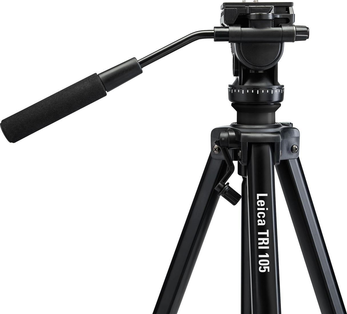 Leica Tri 105 - Trípode de Aluminio con Ajuste de Altura Sencillo y Cabezal de trípode Giratorio (para Todos los Metros láser Leica DISTO y para alineación de taludes con Leica Lino)