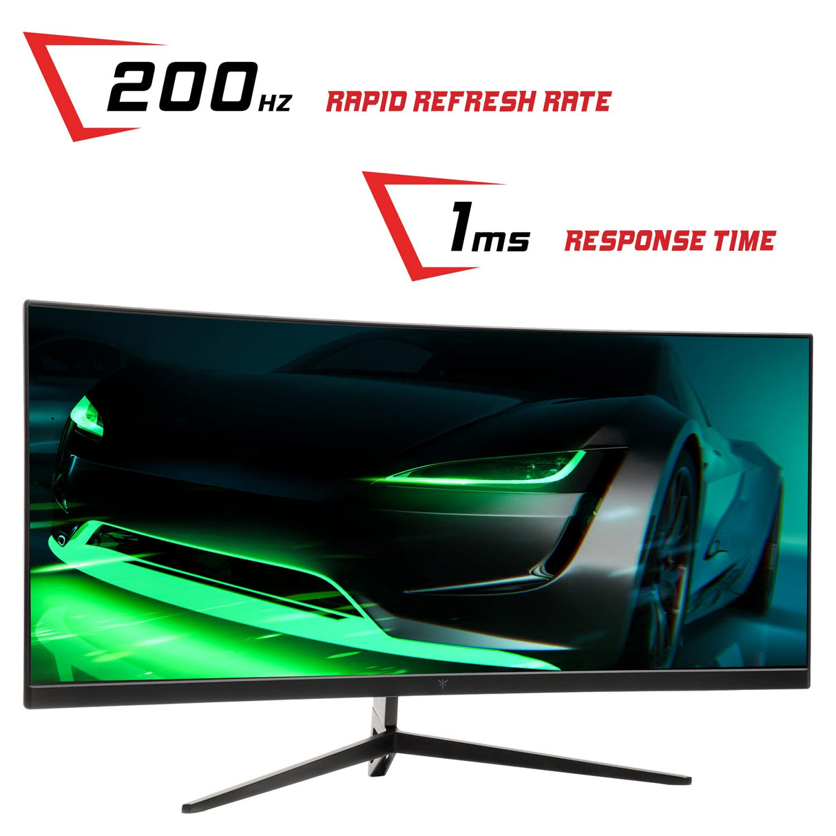 Itek Monitor GGC - 30" Curved R1800, WFHD 2560x1080 UltraWiide, VA, 200Hz, 21:9, 1ms MPRT, 3xHDMI, DP, Audio, HDR Ready, Adapt Sync, Negro