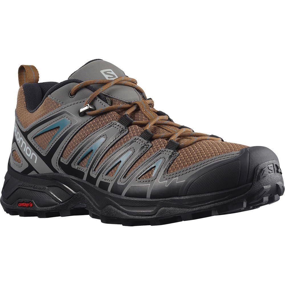 Salomon X Ultra Pioneer Aero Zapatillas de Senderismo para Hombre, Sujeción del pie segura, Estabilidad y amortiguación, Mayor agarre, Toffee, 40