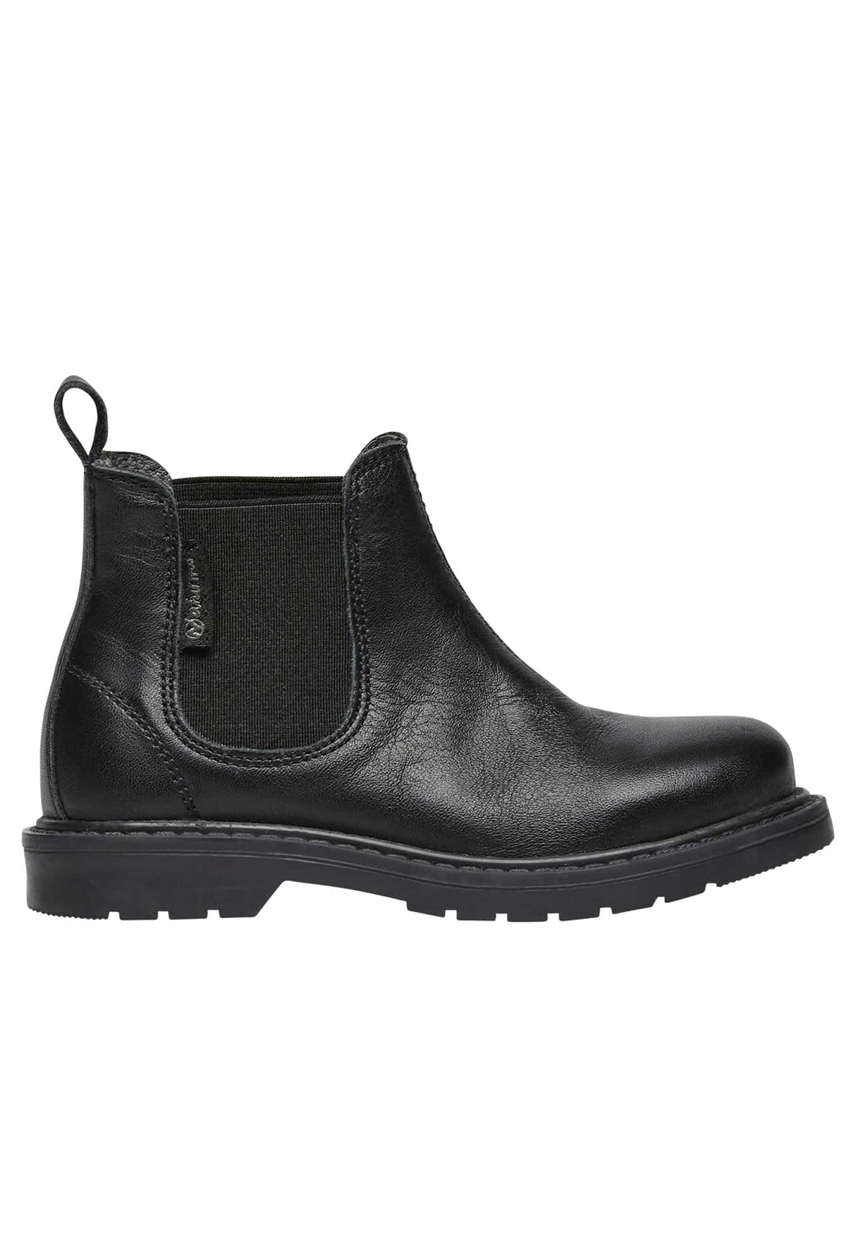 Naturino Botines chelsea de piel de becerro, Negro 32