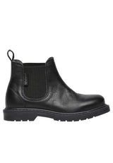 Naturino Botines chelsea de piel de becerro, Negro 32