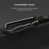 Urbanista Nashville Altavoz Bluetooth Inalámbrico, Altavoz Portátil Resistente al Agua Clasificación IPX7, Tiempo de Reproducción de 18H, Controles de Botón, Emparejamiento Dual Bluetooth 5.2, Negro