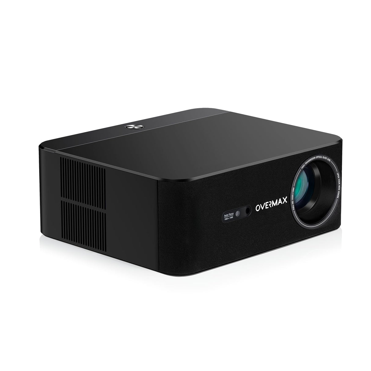 Overmax Proyector Inteligente Multipic 5.2 - Soporte 4K y Full HD 1080P, Google TV con Control de Voz, WiFi/Bluetooth/Miracast, Auto Keystone, Cine en casa de 200″, 7000 lúmenes, Compatible con