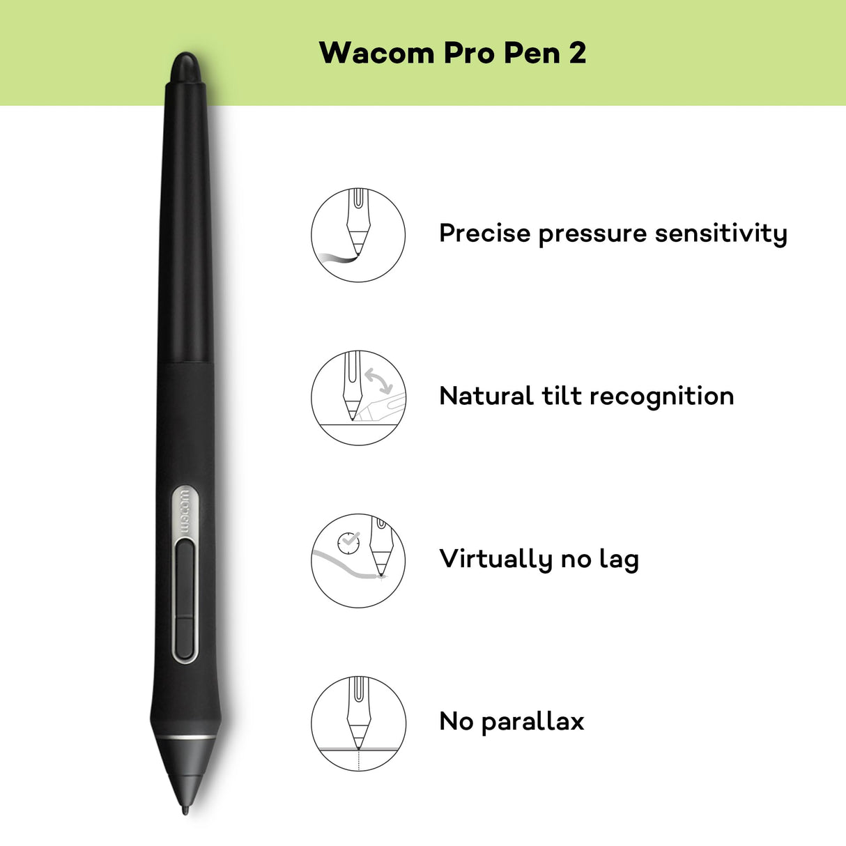 Wacom Cintiq 16 - Monitor Interactivo y bolígrafo Wacom Pen Pro 2, Pantalla LCD de 16" para diseño digital, Resolución Full HD, Compatible con Windows y OS, Negro