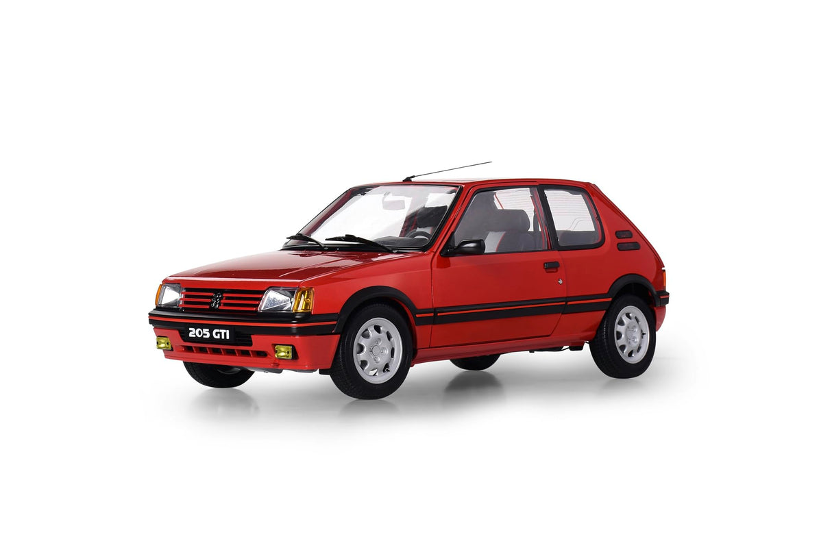 IXO Colecciones 1:8 IXO Peugeot 205 GTI Rojo - modelismo, maquetas, Kit de modelismo, Kit de modelismo, 720 Piezas, Kit de Coche