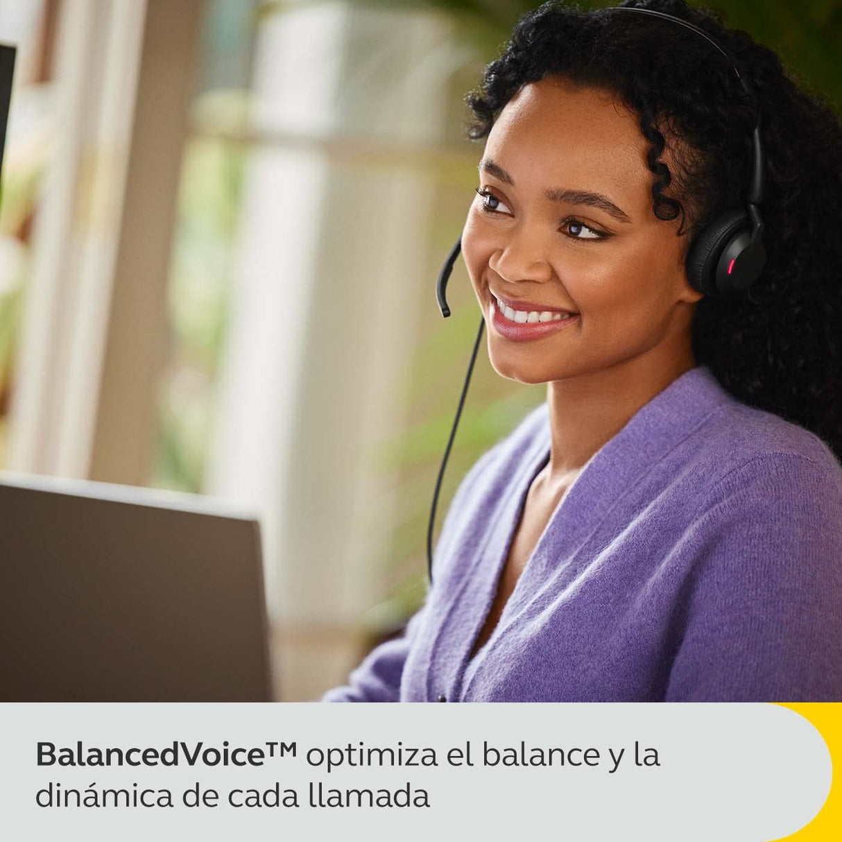 Jabra Engage 50 II Auriculares Estéreo con cable, 3 micrófonos, cancelación de ruido, ultraligeros, cable USB-C, Para plataformas de comunicaciones unificadas como Zoom y Unify, Negro