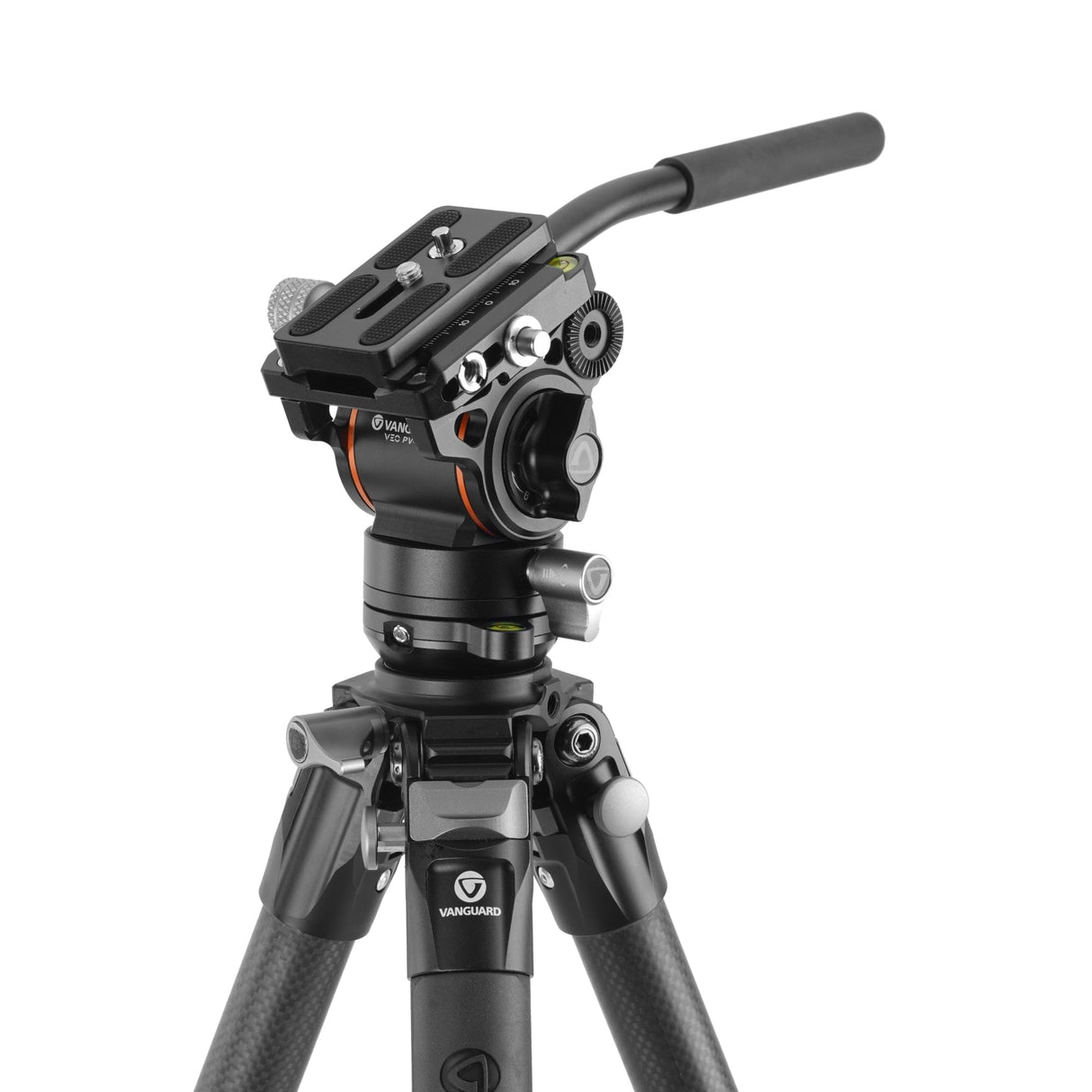 Vanguard Alta Pro 3VL 264CV14 - Trípode de vídeo de Carbono, rótula Veo PV-14 y Base niveladora