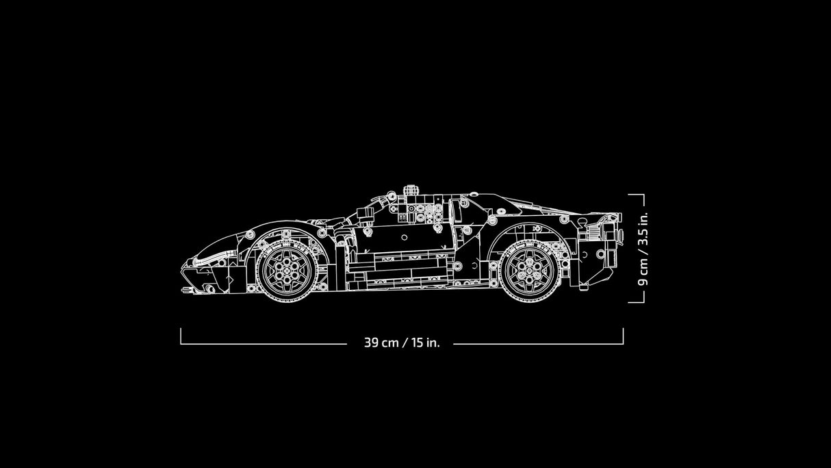 LEGO Technic Ford GT 2022, Maqueta para Construir para Adultos, Modelo de Coche a Escala 1:12, Edición Coleccionable, Réplica con Características 42154