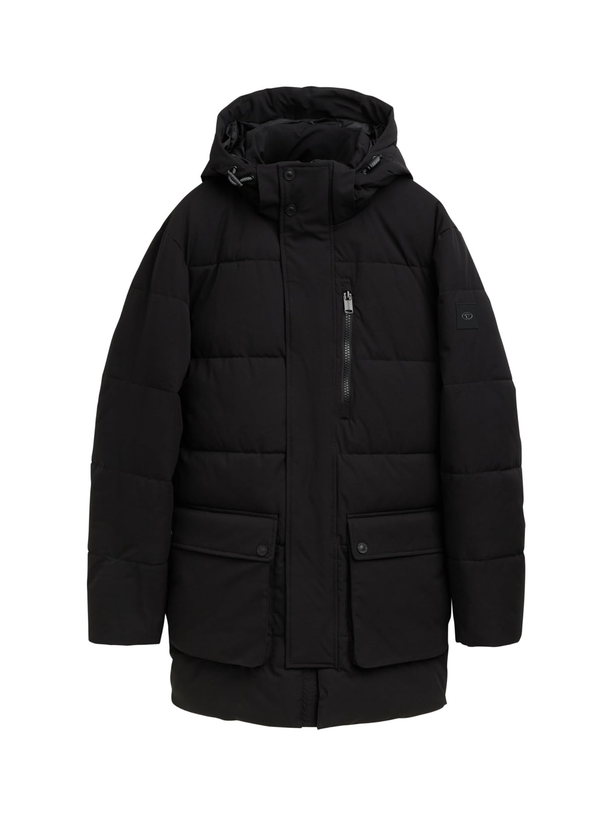 TOM TAILOR 1043659 Parka con Capucha Desmontable, 29999-Black, XXL Hombres