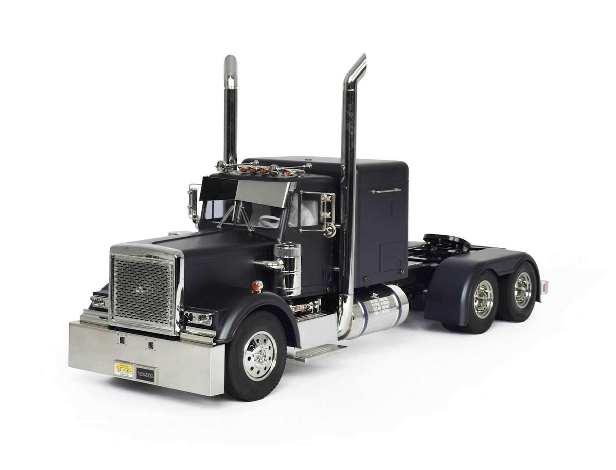 TAMIYA 56356 Other License 1:14 RC Grand Hauler Matte Black Edition, Negro