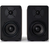 Aiwa SP-A100 Altavoces de estantería pasivos, Par de Altavoces de estantería,Hi-Fi Altavoz de 2 vías, 150W de Potencia, Woofer de 5.25", Bookself Speakers, con Sistema Reflex de Graves. Color: Negro