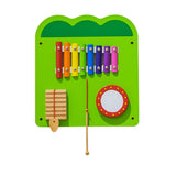 VIGAtoys Viga Toys-Juego de Pared, diseño de cocodrilo, Color Verde, Medium (50346)