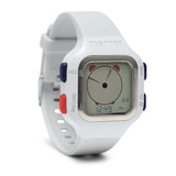 TIME TIMER Reloj — Analógico y Digital Visual de 12 Horas o 24 Horas — para el Aprendizaje de los niños, la Toma de exámenes y el Seguimiento del Entrenamiento (Blanco Ártico, Pequeño)